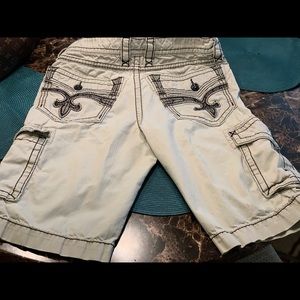 NWOT Men’s Rock Revival Cargo Shorts 32/24